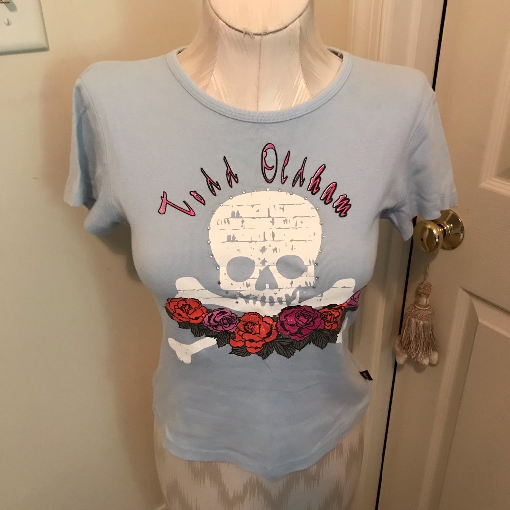 Todd Oldham Tee SS Blue Fun Fun Fun